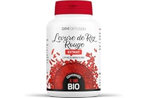 GPH DIFFUSION Levure de Riz Rouge Bio 187MG - 180 comprimés
