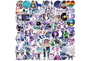 FITSTILL Galaxy zestaw naklejek 100 szt. Harajuku konstelacja jednorożec zwierzę naklejki laptop motocykl rower bagaż deskorolka kalkomania graffiti butelka na wodę (100 szt.)