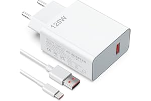 JIPPOFU Cargador 120W USB C para Xiaomi Mi15 15 Ultra 14 14T 13 12 12S Pro 11 10, Redmi K70 K60 Ultra, Redmi Note 14 13 12 11 10 Pro+ 5G, Poco F7 Ultra‌ F6 F5 F4 GT X6 X5 M5 Adaptador Turbo Hyper Charger