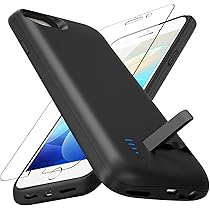 7000mAh Akkuhülle Für IPhone 6/6s/7/8/SE - Verdoppelt Deine Akkulaufzeit Mit Panzerschutz & Gratis Folie