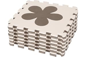 Tapis Puzzle Mousse Bébé, 24 Pièces Dalle Mousse Bébé avec 6 Modèles de Dessin Animé, Matériel: EVA, Épaisseur 1cm (24 Pièces)