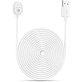 BECEMURU Arlo Ultra/Arlo Pro 3 Charging Cable Weatherproof Magnetic Cable for Arlo Ultra/Arlo Pro 3 Camera (White) (30ft/9m, 1 Pack)