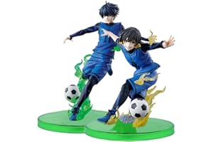 Ciyoulio Cool Anime Figuras Blue Lock Bachira Meguru/Isagi Yoichi Figura Ornamento, Anime Modelo Figuras Coleccionables Manga Estatua Decoración Para Habitación