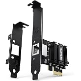 10G PCIe Network Card, YuanLey 10G Base-T Ethernet Card with Realtek RTL8127AT Controller, PCIe A RJ45 Ethernet Adapter 10Gb
