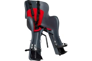 ON BIKE Kiki Seggiolino Anteriore per Bici, Sicuro e Confortevole per Bambini Seggiolino Compatibile con aggancio al Telaio e/i Attacco Diretto al Manubrio della Bicicletta