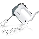 Bosch, Pastry Blender, Styline, 850W, White, MFQ49300 | Beats and kneads even the most difficult doughs thanks to its 850 W o