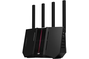 ASUS RT-BE92U - Router WiFi 7 tribanda BE9700, Compatible con 320 MHz y 4096-QAM, Funcionamiento multienlace (MLO), detección AI WAN, AiMesh, Seguridad de Red y Funciones VPN, Smart Home Master