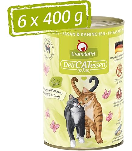 Cibo Umido Per Gatti Adulti Senza Cereali - Paté Di Anatra In Barattolo Da 400g, Confezione Da 12 - Foto 5