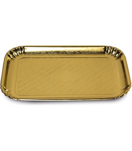 Plateaux Traiteur Double Face - Or, Argent, Noir