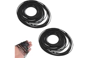 KSJEHW 56 PCS Tamaño de la Mezcla Cinta de Cinta de Cassette Cuadrada Correa común variada para grabadora, Walkman, repetidor