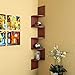 DecorNation Corner Wall Mount Shelf Zigzag Shape (Rusty Cedar) RS.1299.00