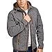 Produktbild Hmeng Herren Midweight Kapuzen-Sweatshirt mit Reißverschluss vorne (Dunkelgrau, M)
