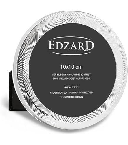 2 stuks ronde fotolijst 15,5 cm rustiek rond frame cirkelvormige