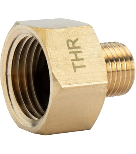 Lot De 2 Adaptateurs De Tuyau De Gaz 1/2" Droit Vers 1/4