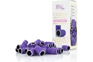 PICS NAILS Cilindri Abrasivi Fresa Unghie in Ceramica Ultra Resistenti Grana 150-25 pz. 5 volte più resistenti dei comuni cilindri abrasivi per Fresa Unghie Premium Quality 25pz.=100pz.