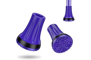 ‎SUPREGEAR supregear Krücken Gummi 19 mm (x2 stück), Anti-Rutsch Gehstock Gummipuffer, Alle Gelände Extreme Grip Gummipuffer Krücken Walkingstöcke, Fußkappe für Stöcke und Spazierstöcke