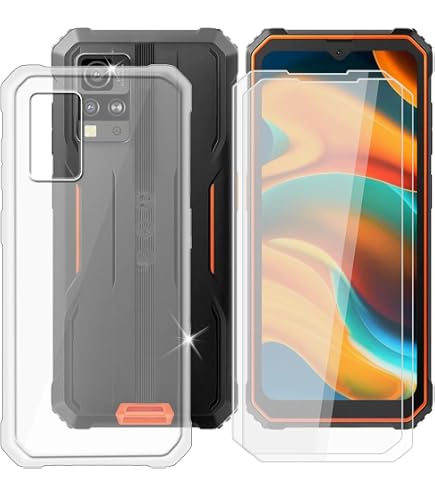 ZXLZKQ Custodia Per Blackview BL8000 Con 2 Pellicole In Vetro Temperato – Cover TPU Morbida Effetto Marmo – Protezione 360°