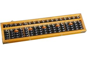 Fyore - Abacus Cinese Vintage 17 cifre in Legno Abacus Soroban Matematica operazione di apprendimento per Bambini