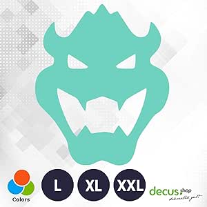 Decus Mario Bowser Kopf Xxl 0154 Mint Sticker Oem Jdm Style Aufkleber Amazon De Spielzeug