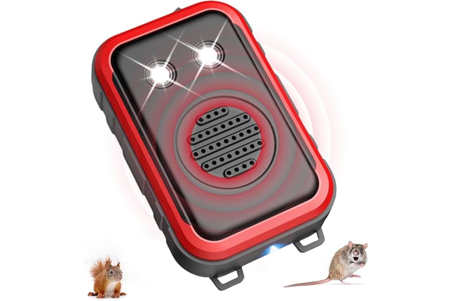 Queath Vehicle Rodent Deterrent Device – Ultrasonic Rodent Repellent,Ultrasonic Car Mice Repellent with Flash, Provides immediate and long-term rodent protection for the engine compartment.