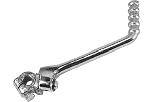 Trkimal Levier de démarrage pour moto chinoise 50 cc, 70 cc, 90 cc, 110 cc, 125 cc YX, 140 cc, 160 cc Atomik CB CG, 200 cc, 250 cc Thumpstar chinoise Zongshen, Lifan Pit, Dirt, Trail (argent, 13 mm)