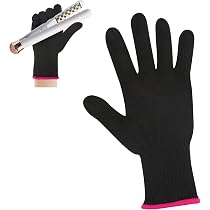 Hitzeschutz-Handschuh Für Lockenstab & Glätteisen - Hitzebeständig, Aus Baumwolle/Silikon