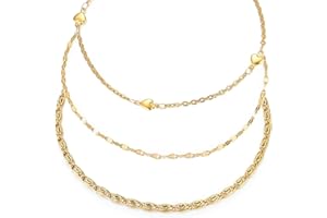 hoduar Cavigliera in Acciaio Inossidabile per Donna, Gioielli a Catena per Piedi con Braccialetti alla Caviglia a Cuore Delicato Non sbiaditi per Le Donne