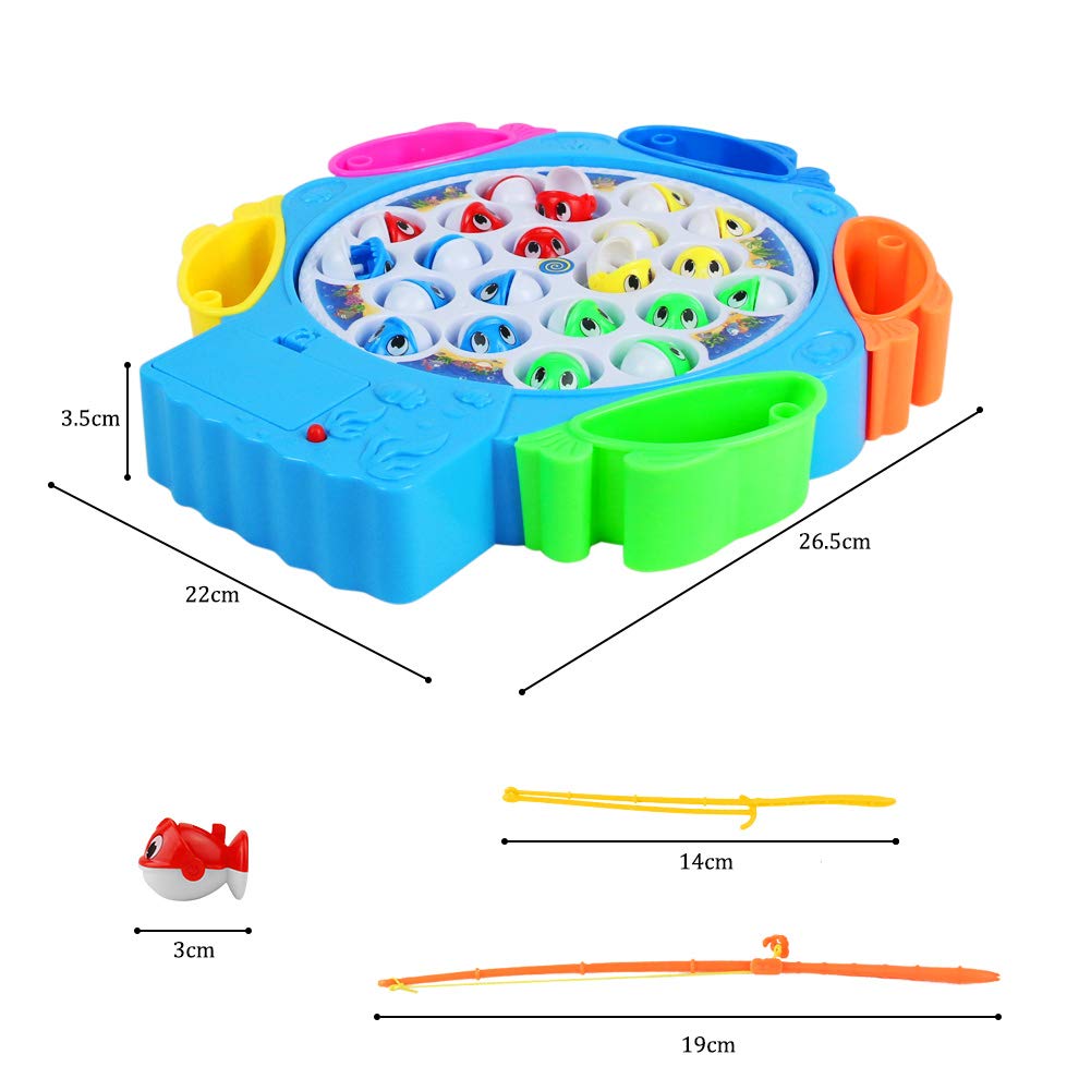 Set De Juego De Pesca Magnético Quadpro Con 45 Peces Y 8 Cañ | Cuotas sin interés