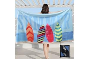 LAIZIHUI Microfaser Handtücher, sandfreie, schnell trocknende und leichte Stranddecke.Perfekt für den Strand，Badetuch groß, Reisehandtuch | Reise, Strand, Sauna,160 x 80 cm