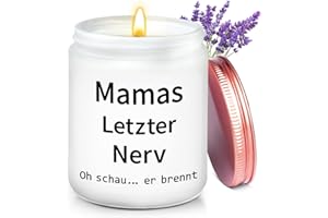 ‎MRSSBEA Muttertagsgeschenk Geschenke für Mama, Geburtstagsgeschenk für Mama von Tochter Sohn, Mama Duftkerzen, Mama Geschenk, Mutter Geschenk zum Muttertag Geburtstag Weihnachten (Lavendel)