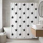 HOMELEE DEKOR 7 feet Eco Friendly 100% PEVA Heavier Quality Waterproof Shower Curtains with 12 Hooks | Bathroom | Bathtub | W