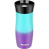 Newdora Thermobecher Reisebecher Travel Mug Edelstahl Isolierbecher, Kaffeebecher to go, Doppelwandiger 360…
