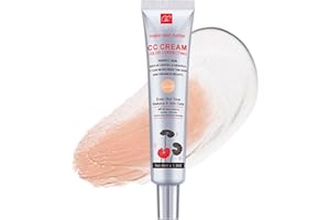 EONFAVE Color Correcting CC Cream – CC crema con Centella Asiatica – Correttore Skin Tint con pieno potere coprente – Fondazione Full Coverage Make Up con SPF 25 – Migliora la carnagione e l'idratazione –