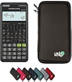 Calculadora Científica Casio Fx-83GT X Azul - Con Funda Protectora WYNGS Gris, 274 Funciones, Garantía 5 Años