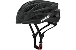 Favoto Casco da Bicicletta - Certificato CE per Corsa MTB Ciclismo Leggero - Protezione di Sicurezza per Uomo Donne Adulti - Taglia Regolabile