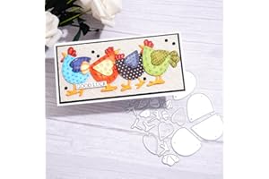 Kokorosa Milieu Stanzschablonen für Scrapbooking, Metall-Stanzform zum Basteln, Stanzformen für Kartenherstellung, geeignet für Party, Hochzeit, Urlaub usw