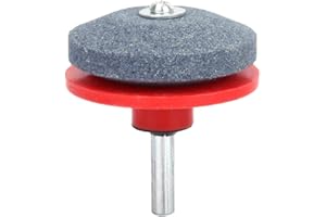 GERMERSE Affilatrice Per Lame Del Tosaerba, Affilatrice Per Tosaerba Con Gambo In Acciaio Temprato Solido Strumento Per Affilare Il Trapano Elettrico(Rosso)