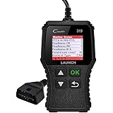 Launch CR319 Scanner Auto Diagnostic OBD2 / EOBD/Can pour Lire et Effacer Les Codes d’Erreur du Moteur, Testeur d'EVAP et de 