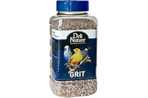 DELI NATURE DELINATURE – Grit para Pájaros, 1200 g, Mezcla de Arenilla, Conchas y Corales, Facilita la Digestión y Aporta Minerales Esenciales, Ideal para Aves Pequeñas y Medianas