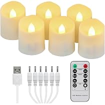 3 Bougies LED Rechargeables Forever Speed Avec Télécommande - Sans Flamme, Dimmables