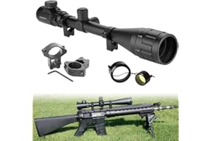 ‎VA-CERULEAN VA-Cerulean Zielfernrohr Zielfernrohre mit Halterung für Gewehre Luftgewehr Softair Red Grün Dot Punktvisier für Jagd- und Schießsport Feuerwaffen Gewehre Armbrüste Airsoft Zubehör