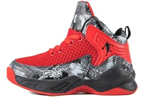 WOWEI Zapatillas de Baloncesto para Niños Deportivas Sneakers Moda Calzado de Baloncesto para Niño Zapatillas de Bsquetbol Aire Libre Correr Ligeras Zapatos de Running