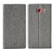Produktbild Samsung Galaxy C9 Pro Hülle, DDJ Premium PU Lederhülle Ultra Slim Flip Cover Business Fashion Case Mit Schlaf Und Aufwachen Funktion Standfunktion Magnetverschluss Stoßfest Schale Handyhülle Für Samsung Galaxy C9 Pro (C9 Pro, GRAU)