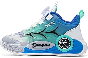 CZHIHANEG Nouvelles Chaussures de Basket-Ball pour Enfants Chaussures de Sport pour Enfants Chaussures de Sport à Boucle pivotante pour garçons et Filles