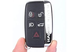KUYUANSU 5-Tasten-Autoschlüsselgehäuse für Land Rover Discovery 4 / Freelander für Sport/Evoque