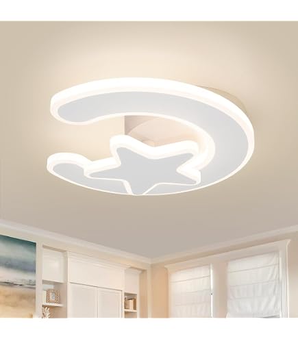Lámpara Techo LED Unicornio Regulable – 52 Cm Redonda Acrílico Con Mando A Distancia – Para Habitación Infantil
