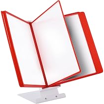 Leggio Da Parete LEVIATAN – 10 Pannelli Formato A4, Colore Nero, Per Uffici E Negozi