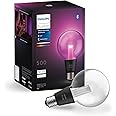 Philips Hue Lightguide G95 Small Globe Smart Bulb, White and Color Light, Bluetooth Compatible, Voice Control with Alexa, Apple Home & Google Assistant