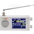 Bewinner All-band Radio Receiver, AM FM Shortwave Longwave Midwave Radio, Portable 3.2 Inch LCD Full Band Radio with Metal Case, Speaker, Antenna, 5000mAh Battery