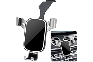 MUSTTRUE LUNQIN Car Phone Holder for Mercedes Benz E-Class 2016-2023 E300 E350 E400 E450 E43 E53 E63 & CLS Class 2018-2023 CLS450 CLS550 53 63 AMG Auto Accessories Cellphone Mount Cell Mobile Charging Bracket